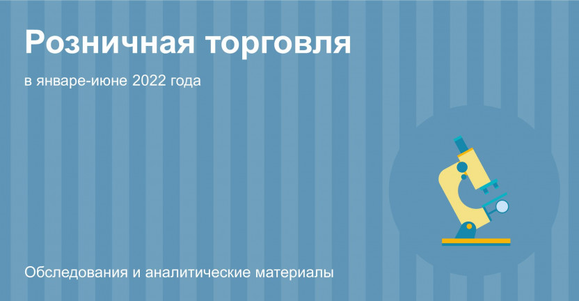 Розничная торговля Костромской области в январе-июне 2022 года